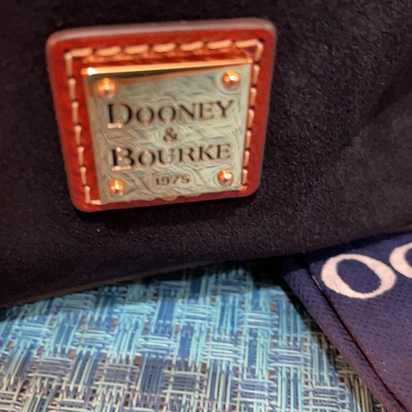 Bent Dooney Bourke Kendall purse. Blue suede. - Picture 3 of 3